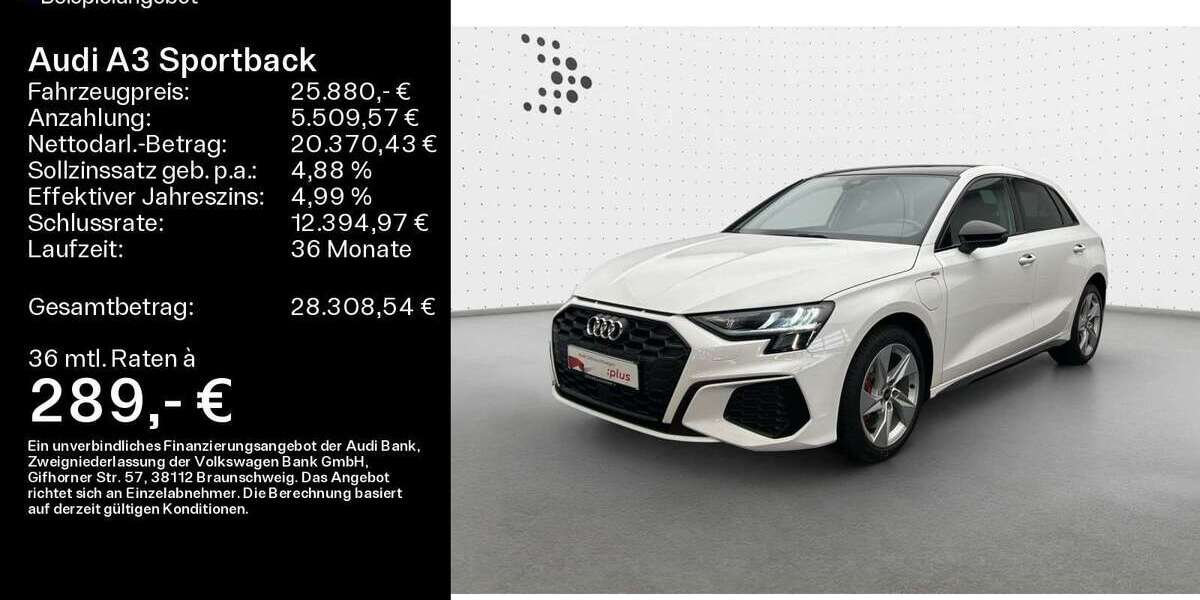 Audi A3 50.976 km 25.880 &euro; Hofheim 65719