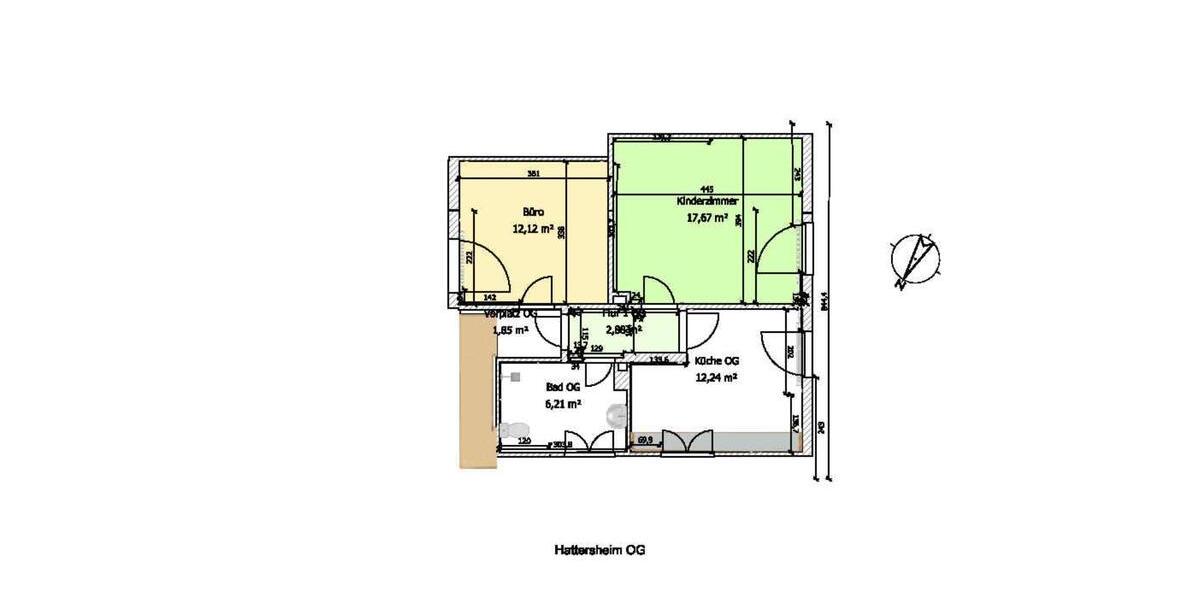 Einfamilienhaus Hattersheim am Main - 4.5 Zimmer, 114 m&sup2;, 1.600&euro; | Angebot:25408295