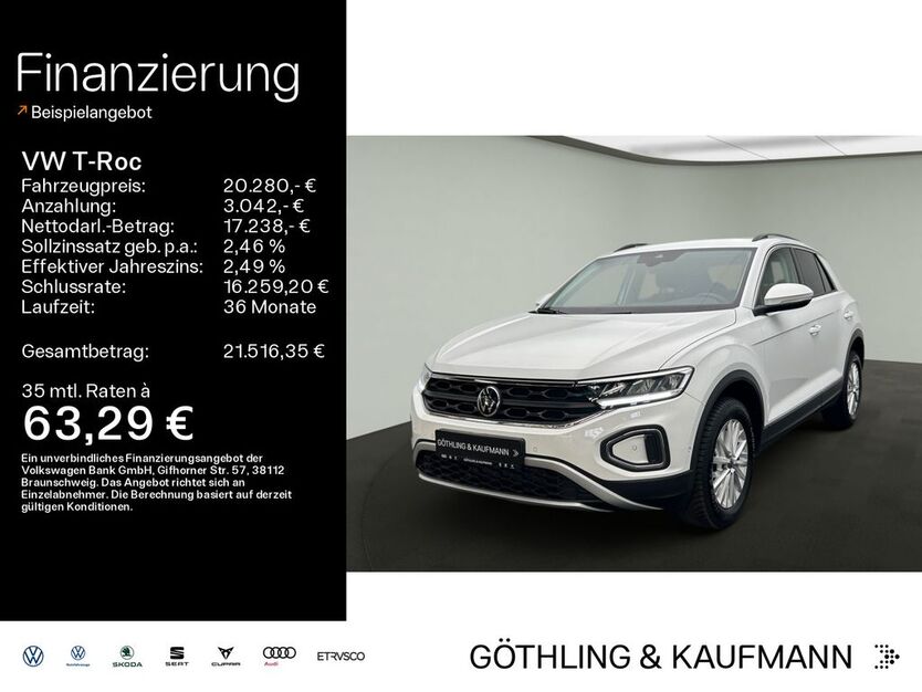 VW T-Roc 29.535 km 19.980 € Hofheim 65719