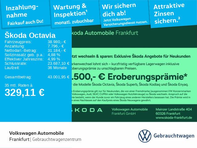 Skoda Octavia 9.990 km 38.980 &euro; Frankfurt 60326