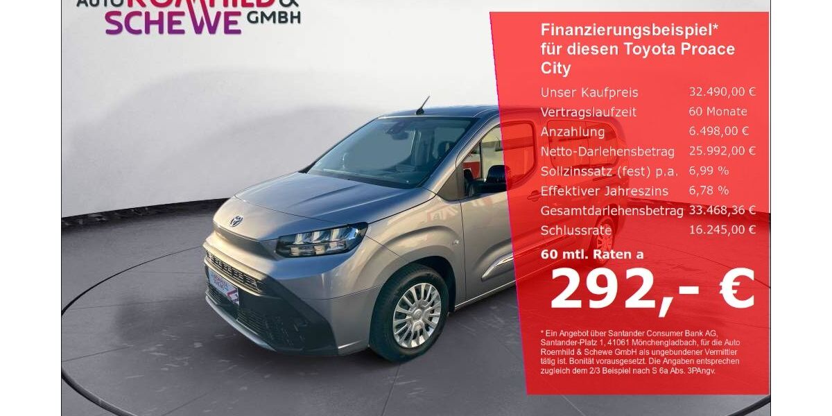 Toyota Proace City 24.130 km 31.990 &euro; Dieburg 64807