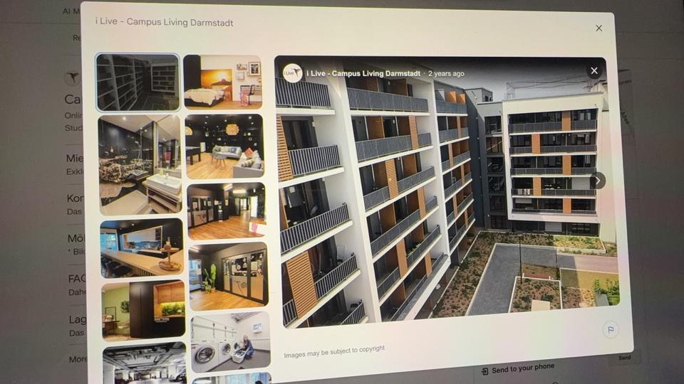 Etagenwohnung Darmstadt Darmstadt-West - 1 Zimmer, 30 m&sup2;, 849&euro; | Angebot:26560734