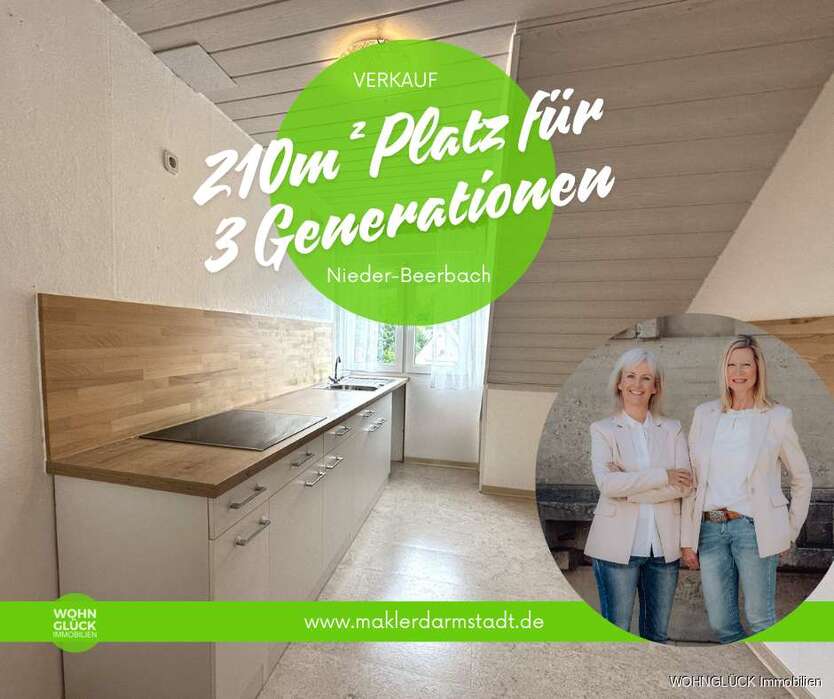 Haus zum Kaufen in Mühltal Nieder-Beerbach 333.000 € 211 m²