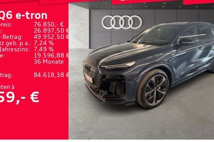 Audi Q6 e-tron 1.573 km 76.450 &euro; Frankfurt am Main 60314