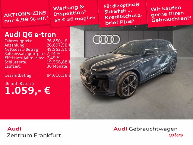 Audi Q6 e-tron 1.573 km 76.450 &euro; Frankfurt am Main 60314