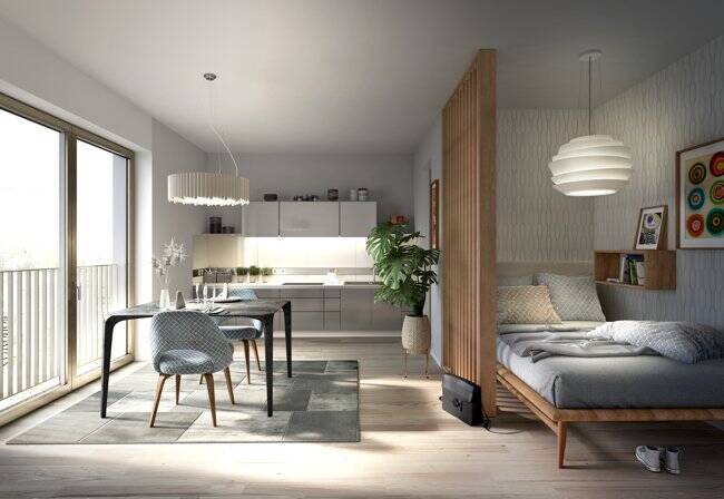 Etagenwohnung Frankfurt am Main Sachsenhausen - 2 Zimmer, 62 m&sup2;, 615.800&euro; | Angebot:23974868