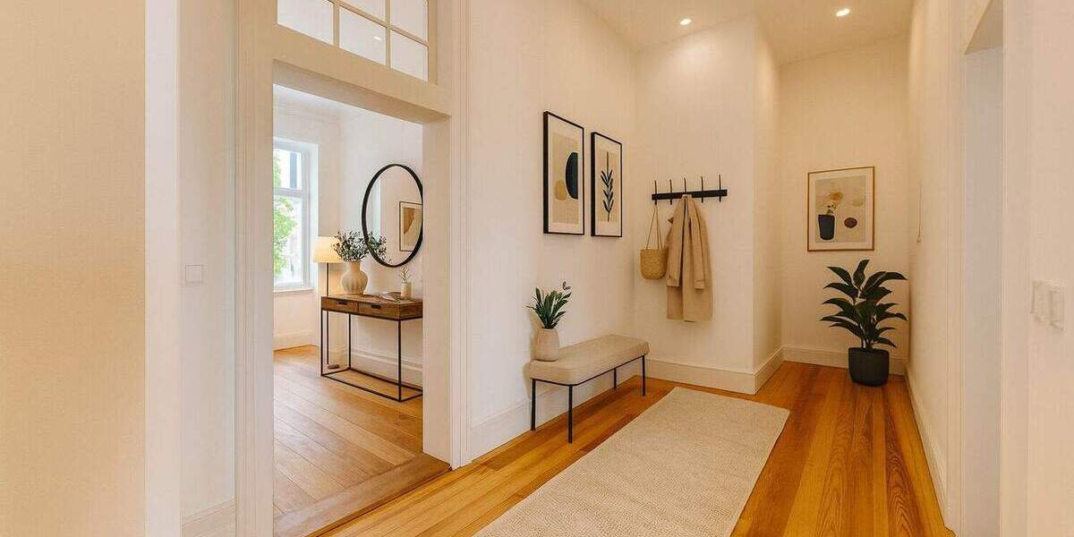 Erstbezug nach Sanierung - Charmante Altbauwohnung mit drei Zimmern, Wintergarten, Balkon und Aufzug 3 zimmer