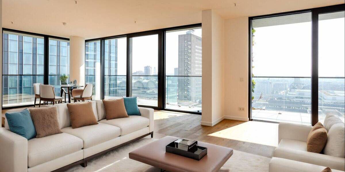 EDEN Erstbezug! Spektakuläre Fünf-Zimmer-Wohnung mit grandiosem Skylineblick 5 zimmer