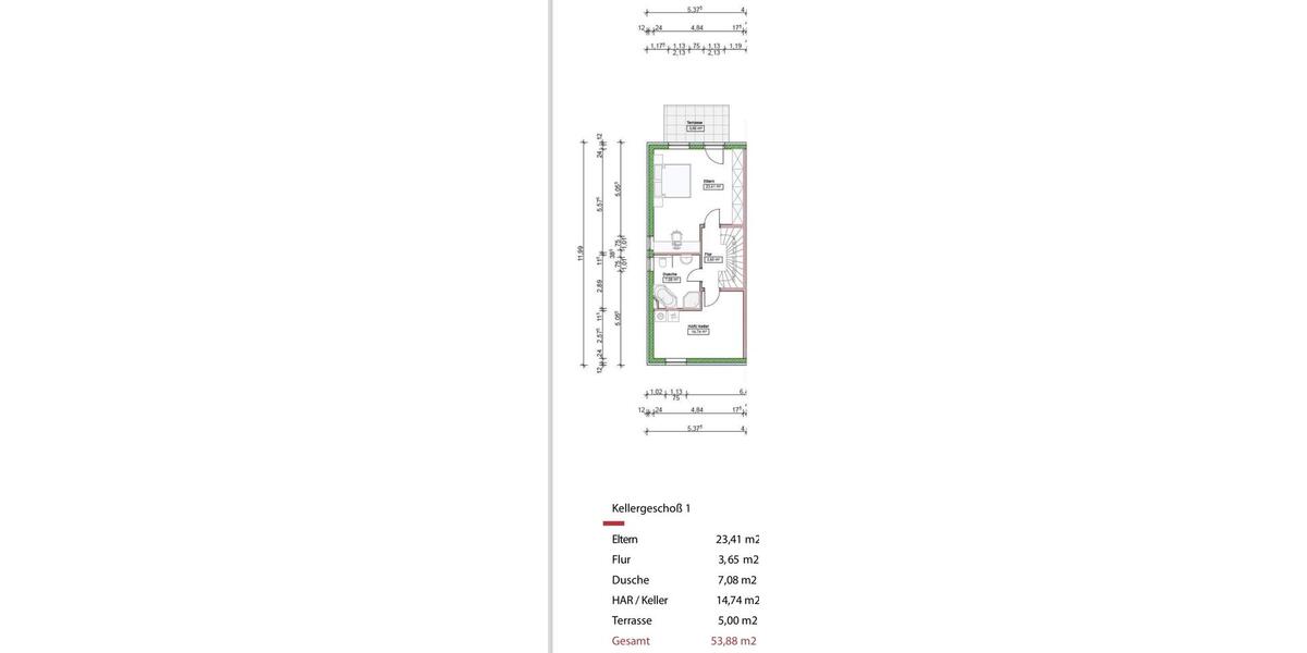 Doppelhaushälfte Roßdorf - 4 Zimmer, 128 m&sup2;, 649.000&euro; | Angebot:26750622