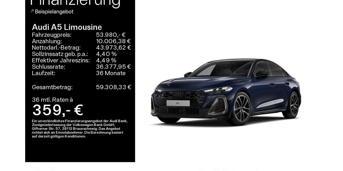Audi A5 8.011 km 53.980 &euro; Hofheim 65719