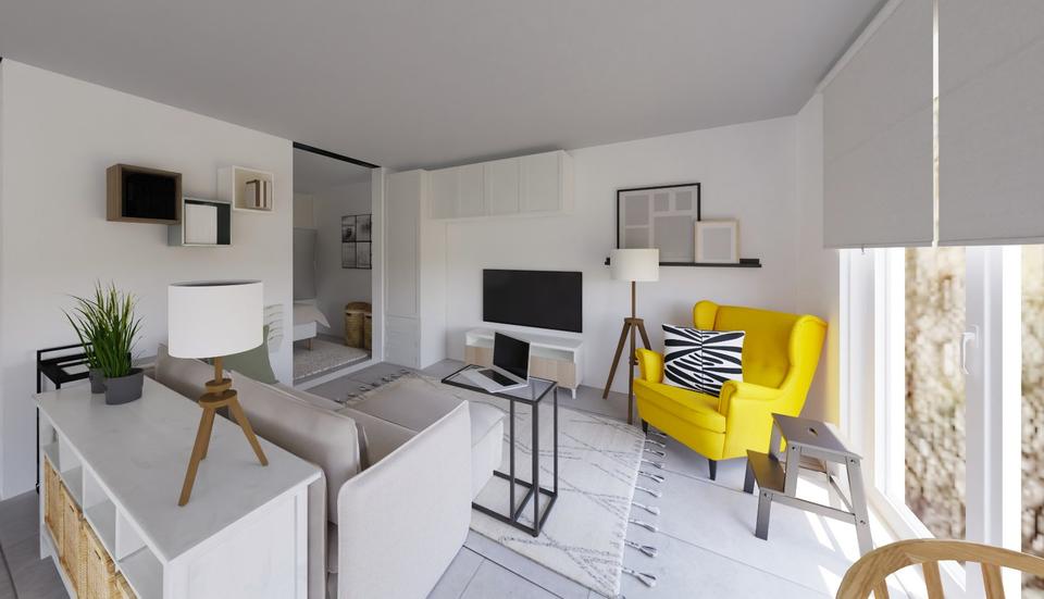Erdgeschoßwohnung Riedstadt - 1.5 Zimmer, 47 m&sup2;, 775&euro; | Angebot:26393172
