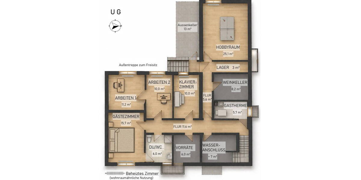 Einfamilienhaus Darmstadt Eberstadt - 7 Zimmer, 170 m&sup2;, 929.000&euro; | Angebot:26016197