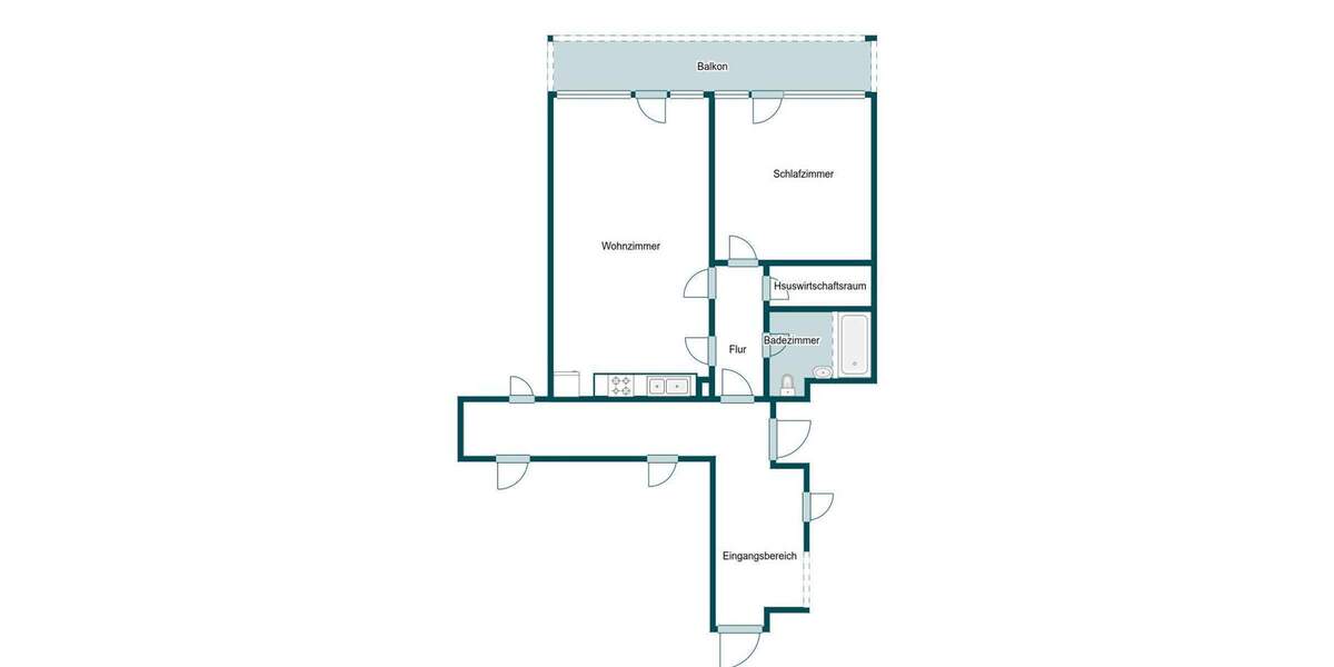 Einfamilienhaus Offenbach am Main Hafen - 2 Zimmer, 195.000&euro; | Angebot:25229514
