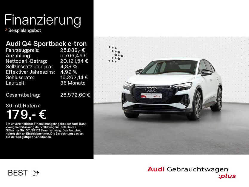 Audi Q4 e-tron 61.300 km 25.888 € Mühlheim 63165
