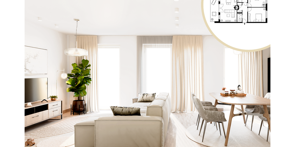 Wohnung zum Kaufen in Egelsbach 429.000 € 81.92 m² 3 zimmer