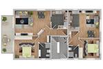 Erdgeschoßwohnung Offenbach am Main Hafen - 2 Zimmer, 43 m&sup2;, 215.000&euro; | Angebot:27181960