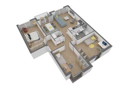 Wohnung Offenbach am Main Bürgel - 4.5 Zimmer, 91 m&sup2;, 495.300&euro; | Angebot:26835198
