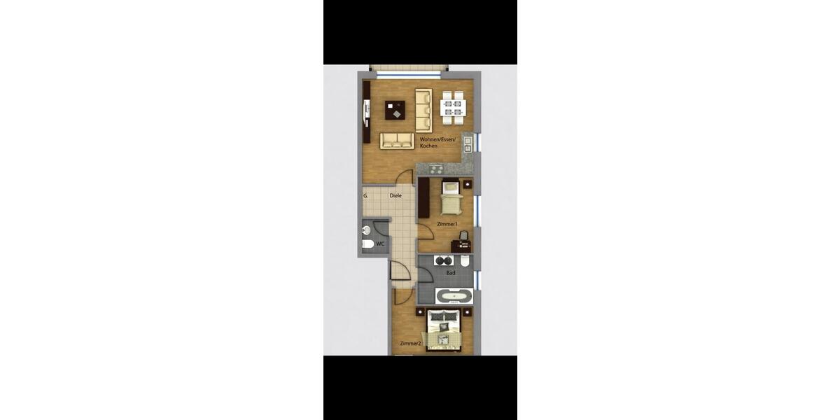 Terrassenwohnung Obertshausen - 3 Zimmer, 78 m&sup2;, 419.000&euro; | Angebot:27096218
