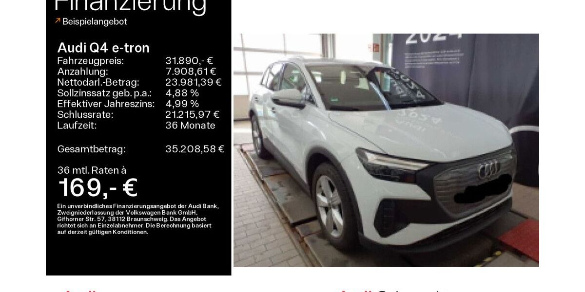 Audi Q4 e-tron 42.544 km 30.980 &euro; Hofheim 65719