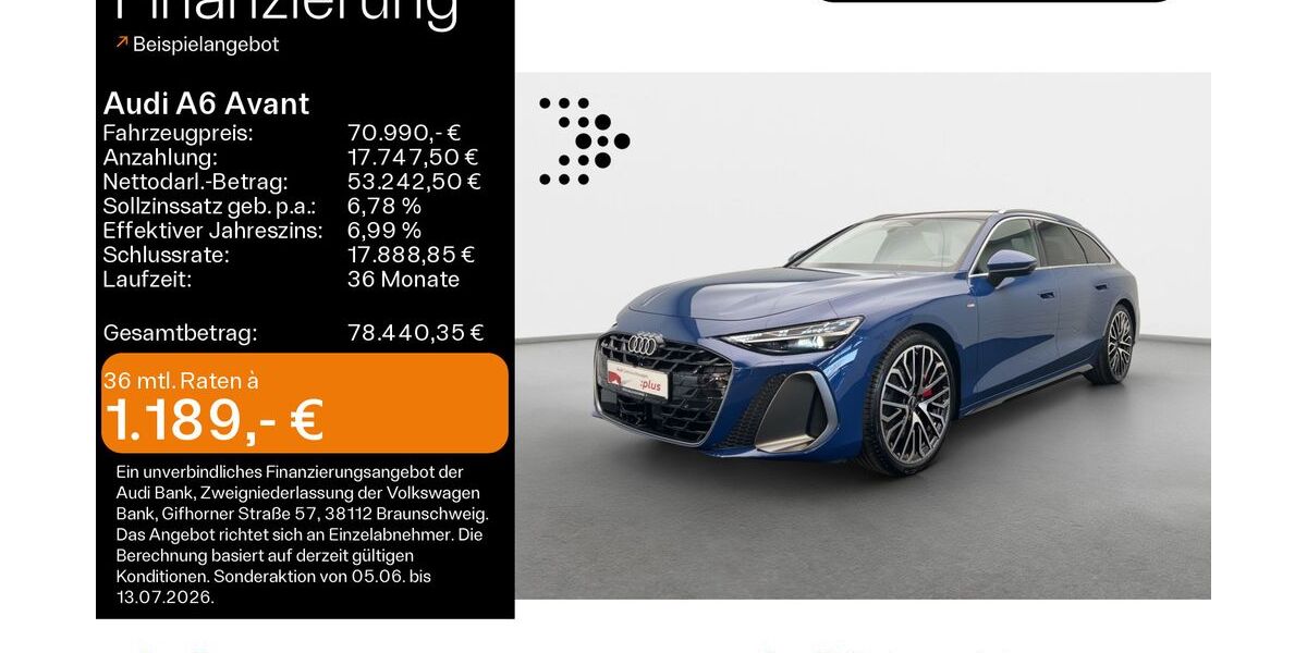 Audi A6 6.957 km 70.990 &euro; Hofheim 65719