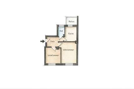 Wohnung zum Kaufen in Frankfurt 389.000 € 62 m² 2 zimmer