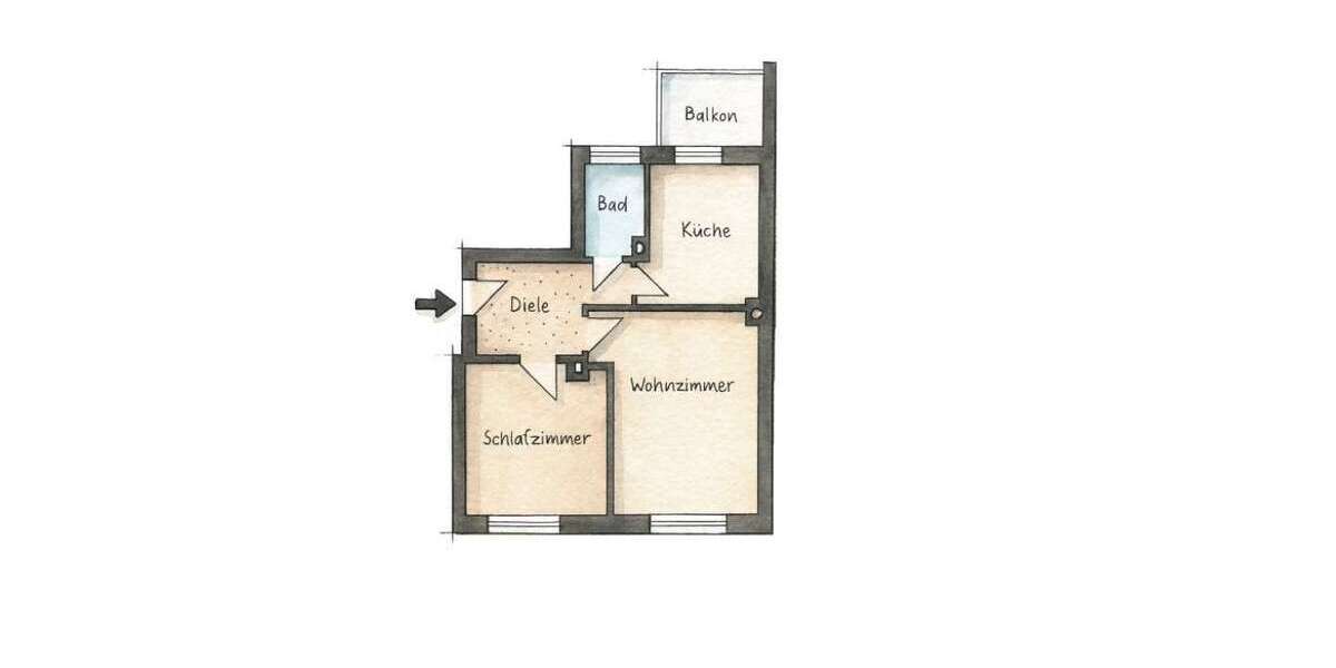 Wohnung zum Kaufen in Frankfurt 389.000 € 62 m² 2 zimmer