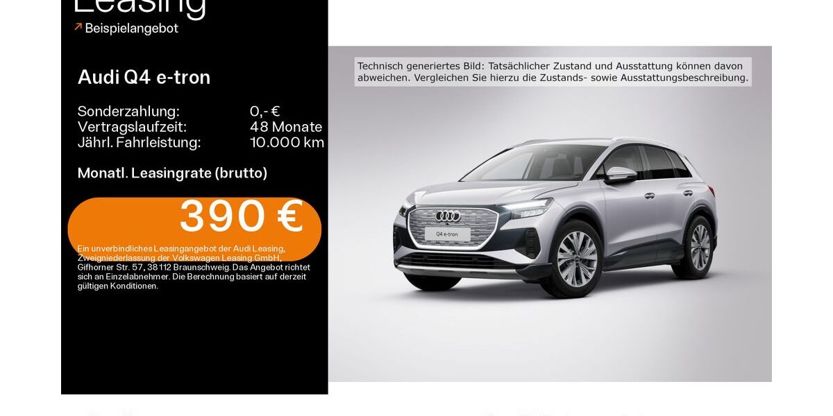 Audi Q4 e-tron 13.447 km 42.480 &euro; Hofheim 65719