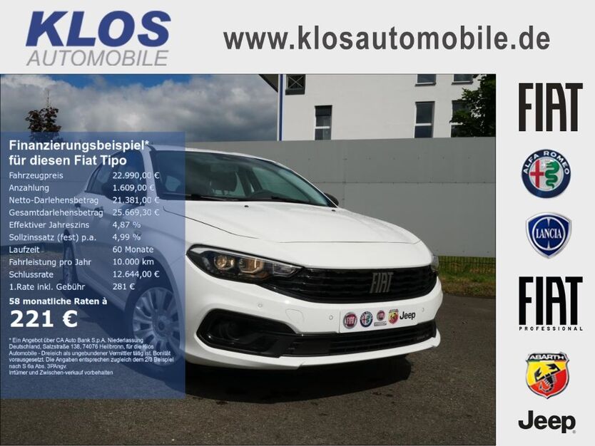 Fiat Tipo 13.150 km 19.990 € Dreieich 63303