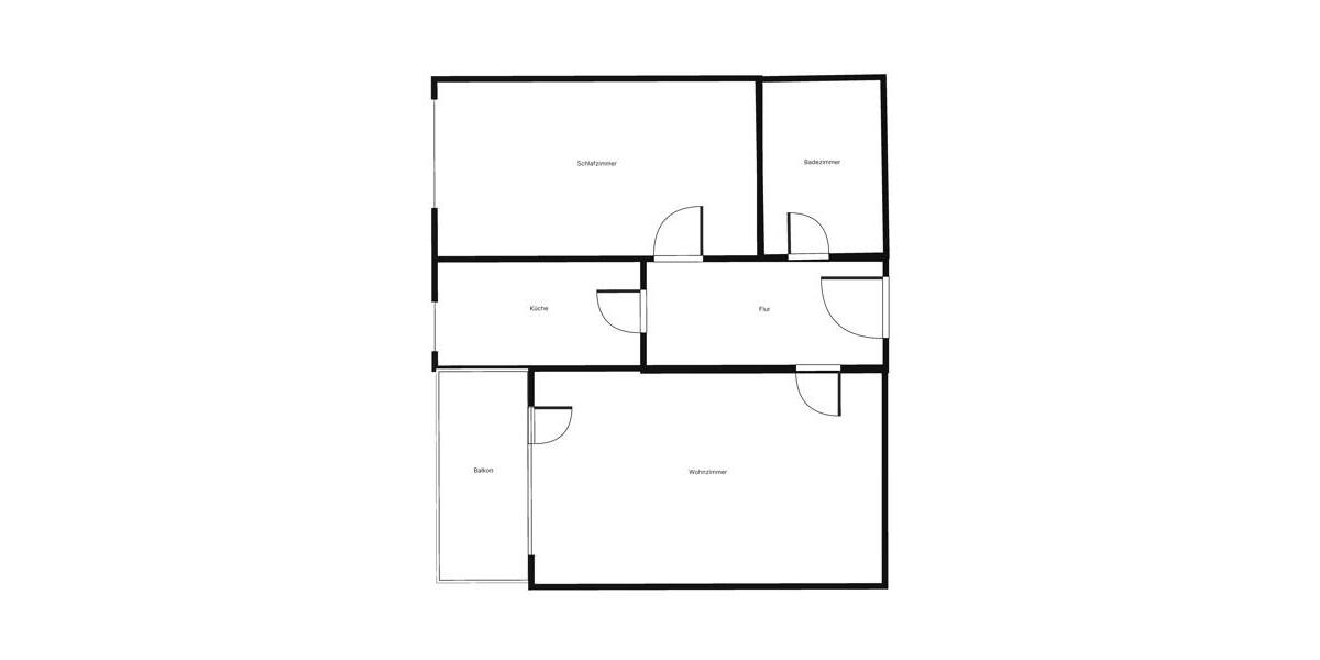 Etagenwohnung Offenbach am Main Buchrain - 2 Zimmer, 51 m&sup2;, 600&euro; | Angebot:25919025