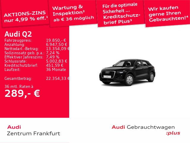 Audi Q2 44.361 km 19.850 &euro; Frankfurt am Main 60314