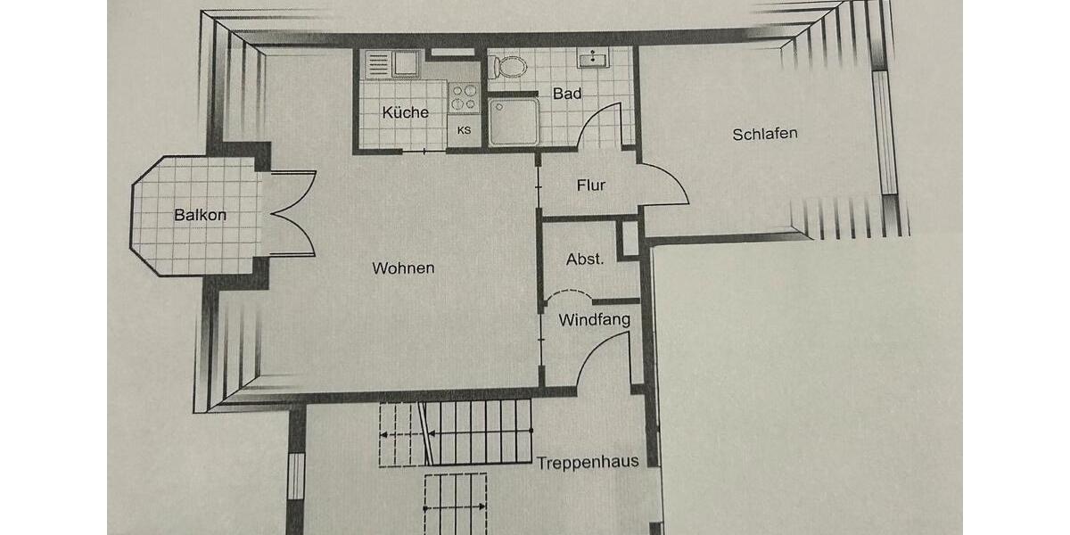 Etagenwohnung Dietzenbach - 2 Zimmer, 50 m&sup2;, 180.000&euro; | Angebot:26350615