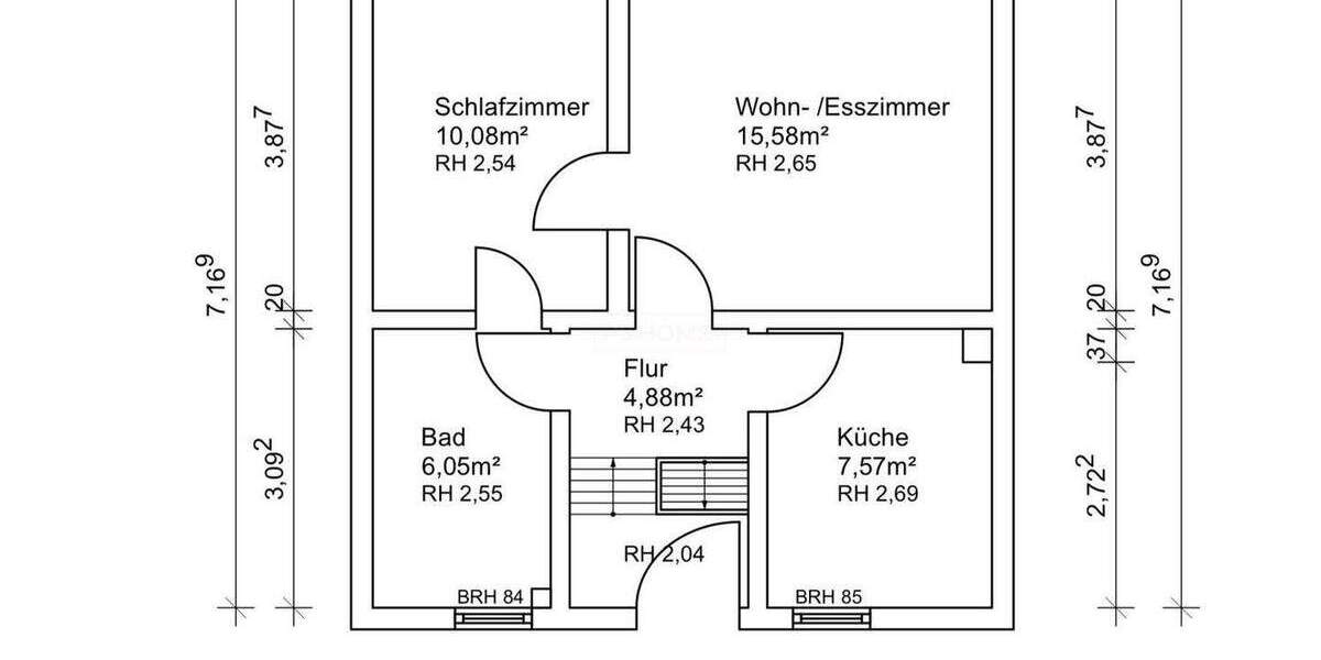 Doppelhaushälfte Roßdorf - 4 Zimmer, 84 m&sup2;, 199.000&euro; | Angebot:25677955