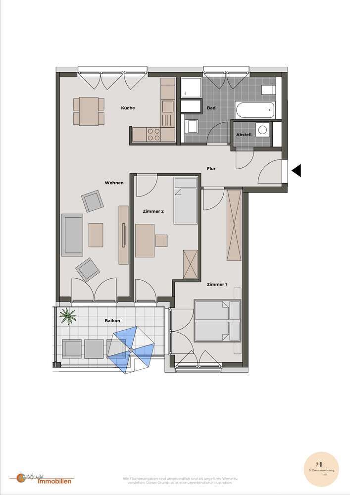 Wohnung zum Mieten in Langen 1.378 € 88 m²