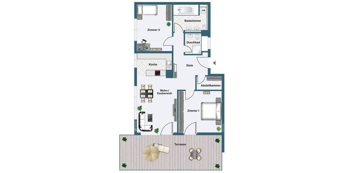 Etagenwohnung Frankfurt am Main Gutleutviertel - 3 Zimmer, 108 m&sup2;, 1.100.000&euro; | Angebot:26878977