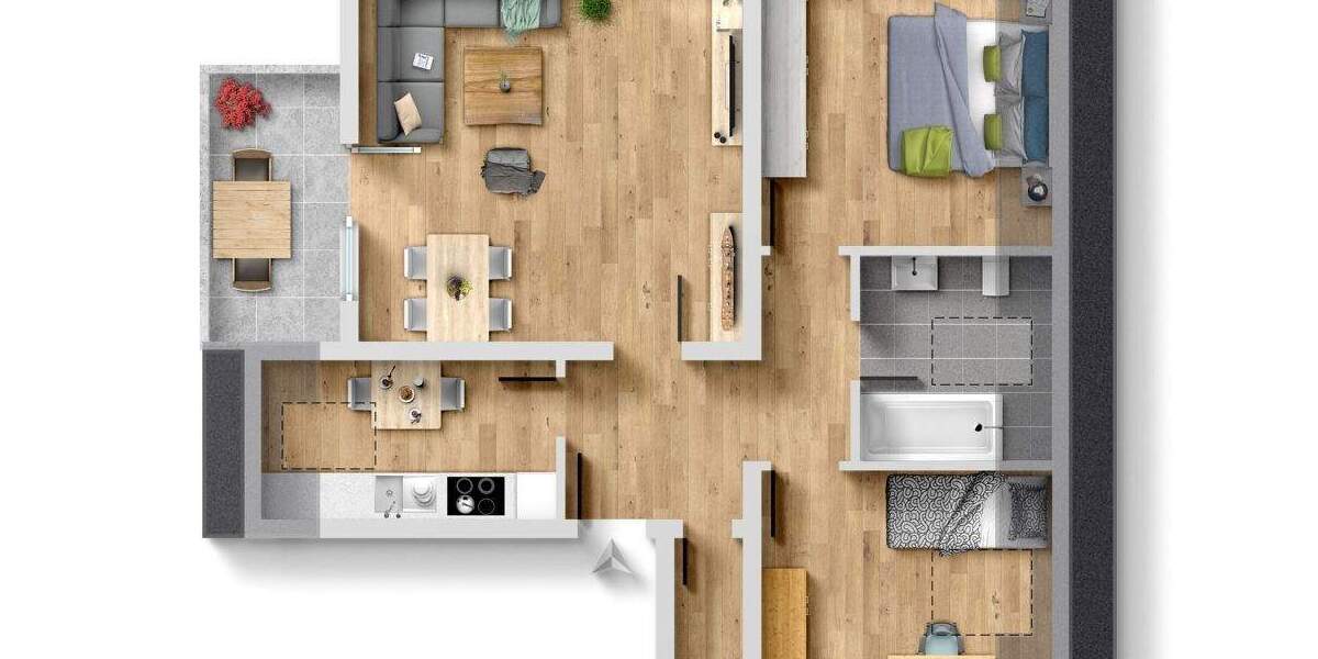 Etagenwohnung Lautertal / Elmshausen Elmshausen - 3 Zimmer, 65 m&sup2;, 159.500&euro; | Angebot:25744058