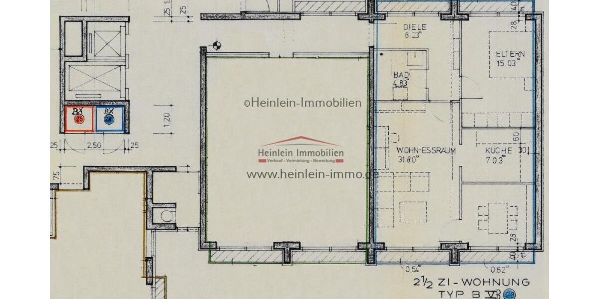 2,5 ZKB# TGStellpl.# sofort frei# 5.OG# Nord-Süd-Lage Fernsicht# Wannenbad# Darmstadt Dieburger Str. - Etagenwohnung Darmstadt / Dieburger Str. Mathildenhöhe | Angebot:27083851