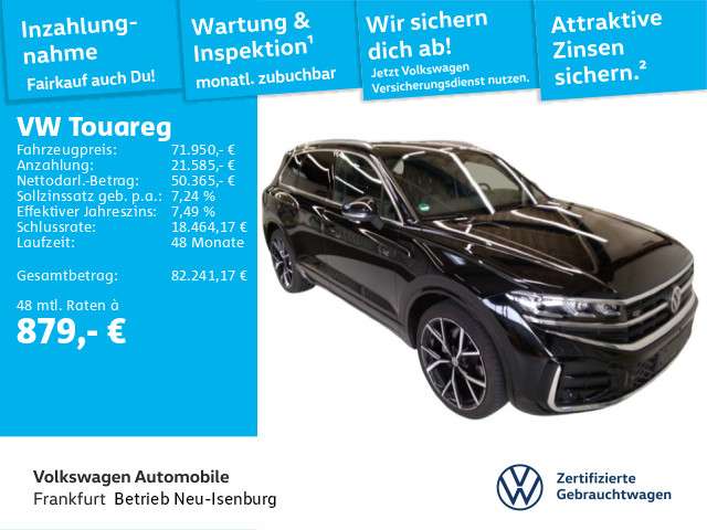 VW Touareg 42.518 km 71.951 € Neu-Isenburg 63263
