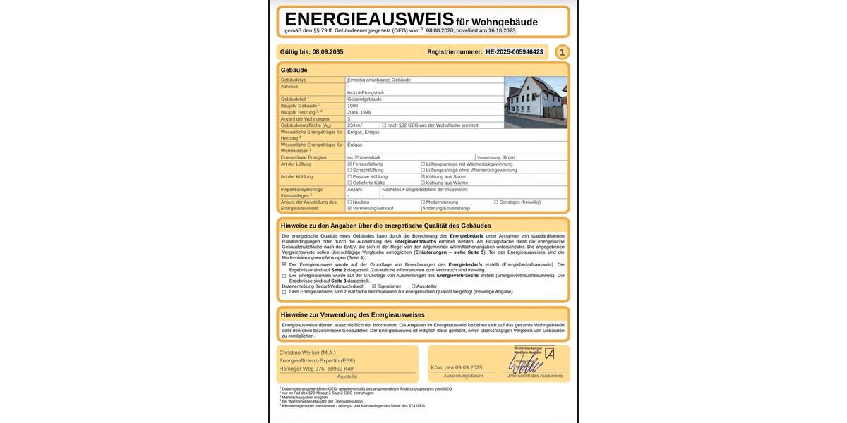 Mehrfamilienhaus, Wohnhaus Pfungstadt - 7 Zimmer, 180 m&sup2;, 395.000&euro; | Angebot:27098035