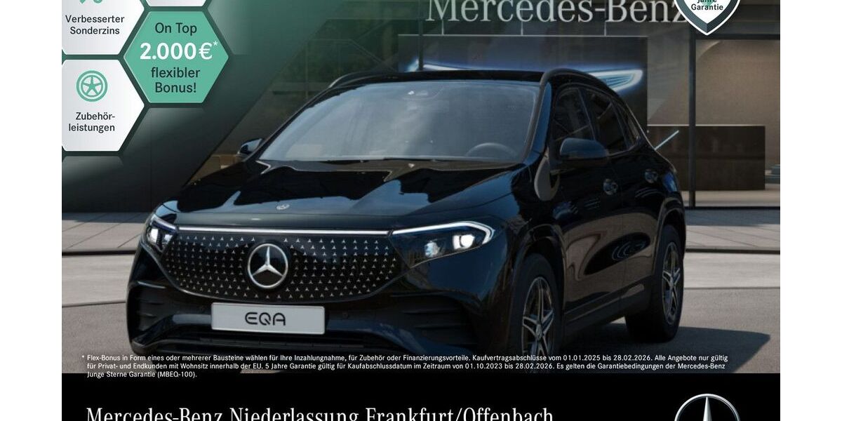 Mercedes-Benz EQA 10.429 km 38.890 &euro; Frankfurt 60599