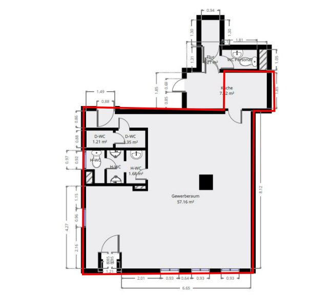 Gewerbeobjekt Frankfurt am Main Innenstadt 3 - 780&euro; | Angebot:26196605
