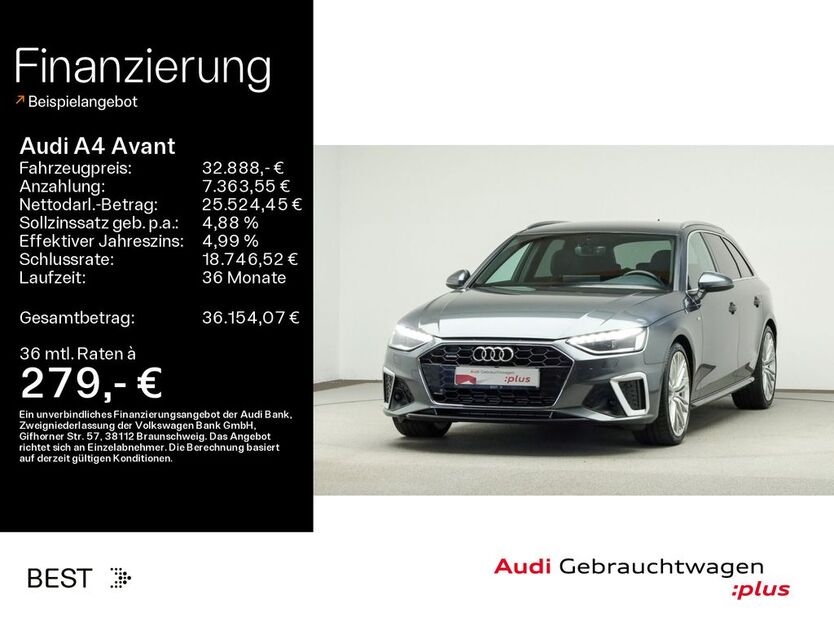 Audi A4 75.300 km 32.888 € Mühlheim 63165