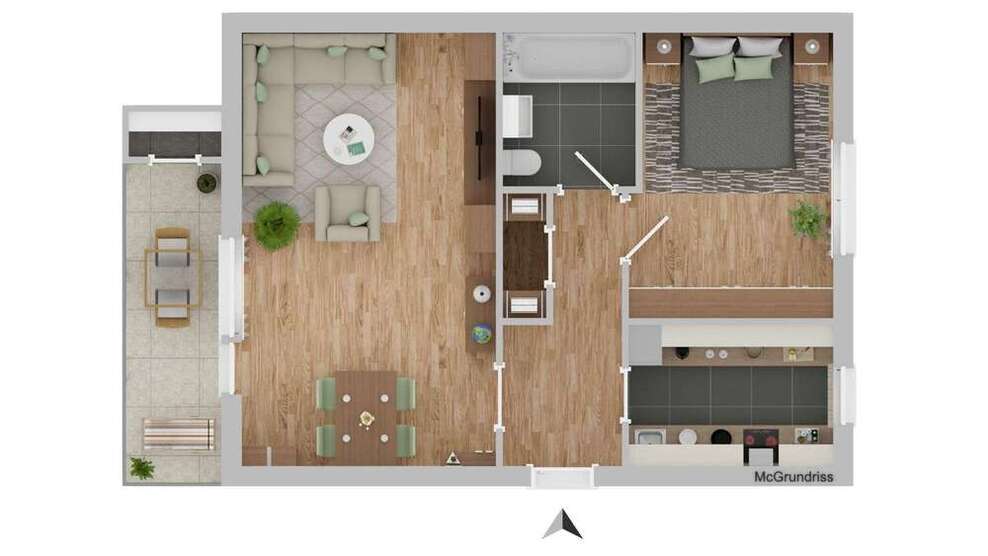 Wohnung zum Kaufen in Wiesbaden 198.000 € 63.3 m²