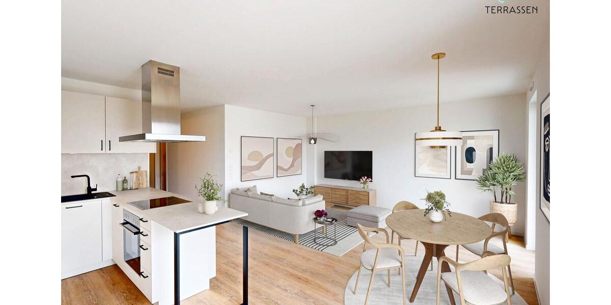 Moderne 1-Zimmer Wohnung mit großzügiger Terrasse 1 zimmer