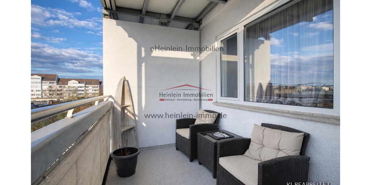 3 ZKBB* Fernsicht* 2xBalkon Süd & Ost* frei nach Vereinb* Aufzug* Fernsicht* 2xStellplatz* Offenbach - Etagenwohnung Offenbach Hafen | Angebot:27284951