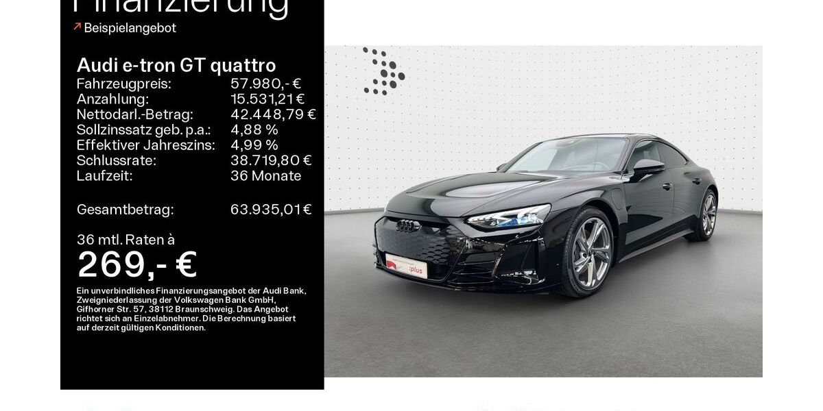 Audi e-tron GT 16.015 km 57.980 &euro; Hofheim 65719