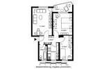 Etagenwohnung Darmstadt Darmstadt-Mitte - 2 Zimmer, 57 m&sup2;, 656&euro; | Angebot:26929910