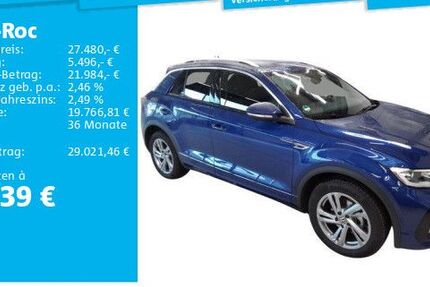VW T-Roc 7.774 km 27.480 &euro; Frankfurt 60326