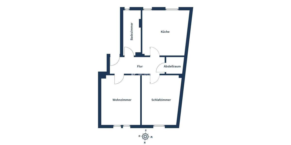 Etagenwohnung Darmstadt Darmstadt-Nord - 2 Zimmer, 62 m&sup2;, 279.000&euro; | Angebot:24219874