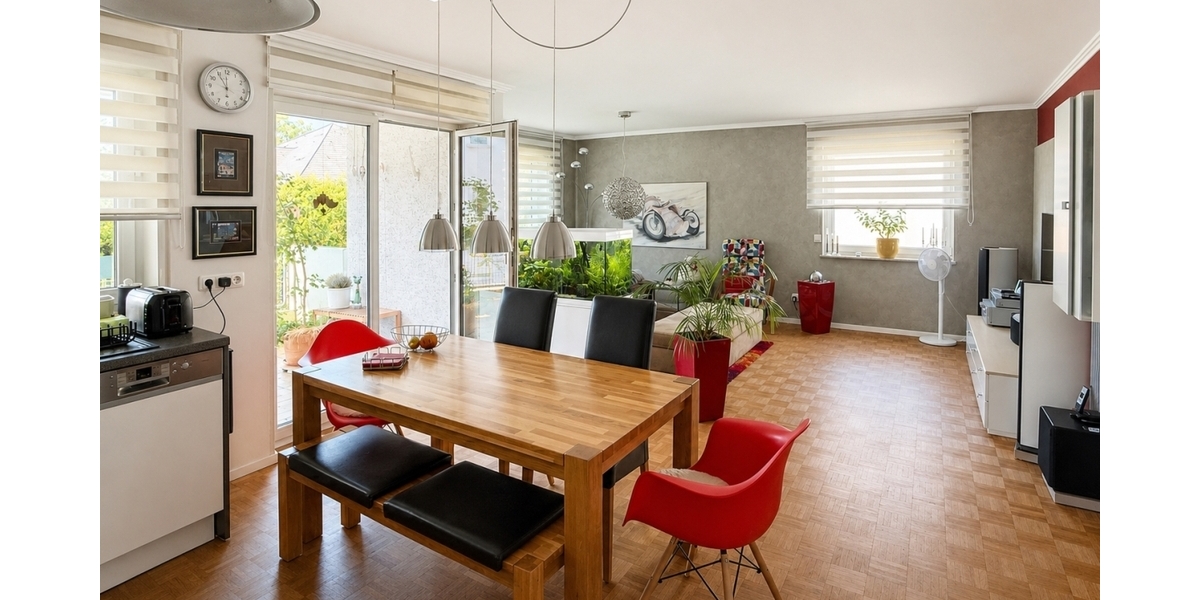 Großzügig geschnittene Drei-Zimmer-Wohnung in guter und ruhiger Wohnlage von Offenbach. - Etagenwohnung Offenbach Bieberer Berg | Angebot:27133823