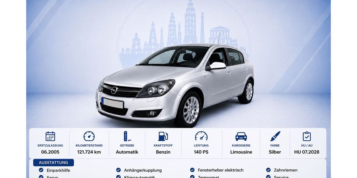 Opel Astra 121.724 km 5.990 &euro; Pfungstadt 64319